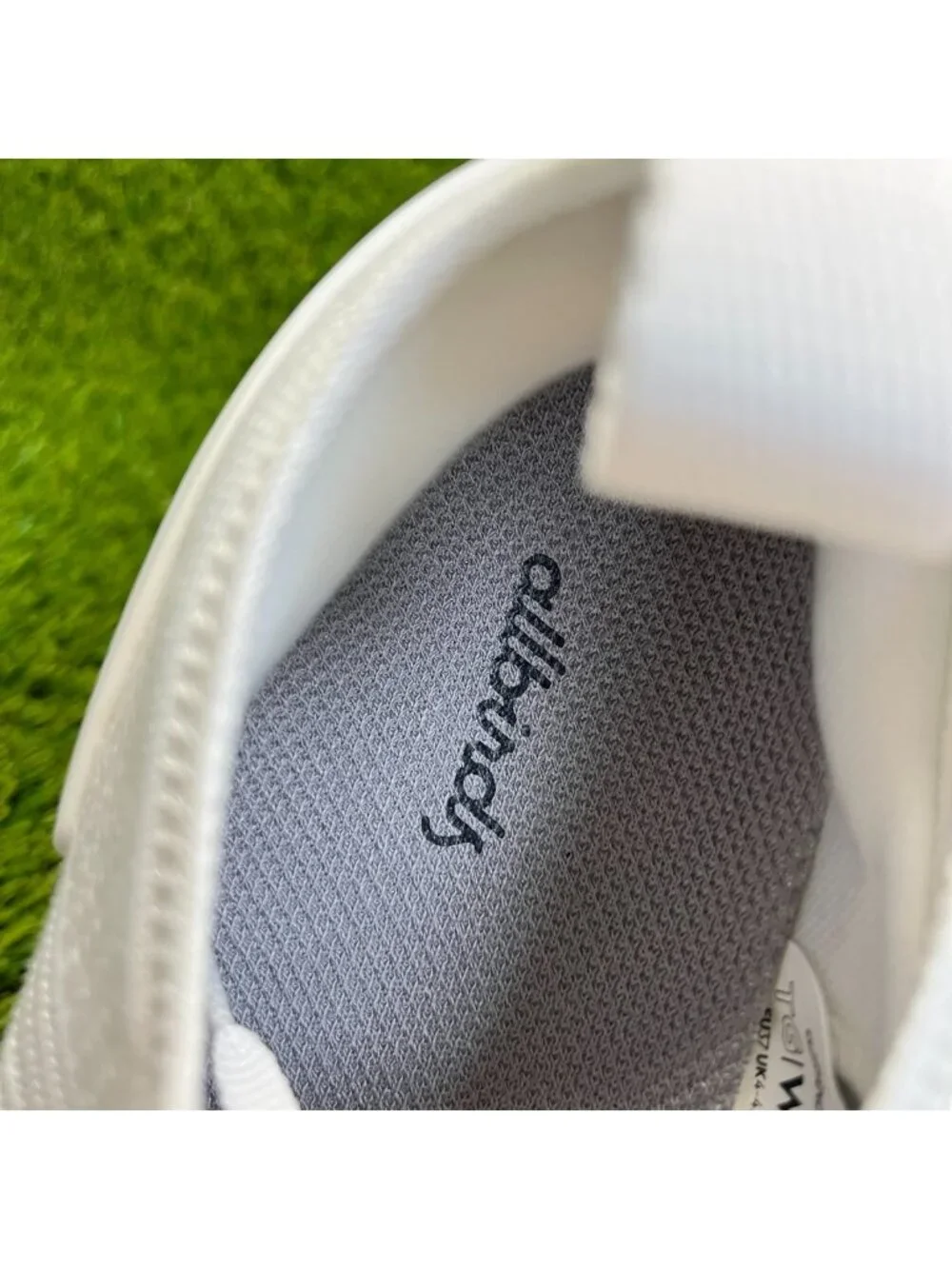 Allbirds Tree Gliders Womens Size 7 White Athletic Running Knit Shoes Sneakers